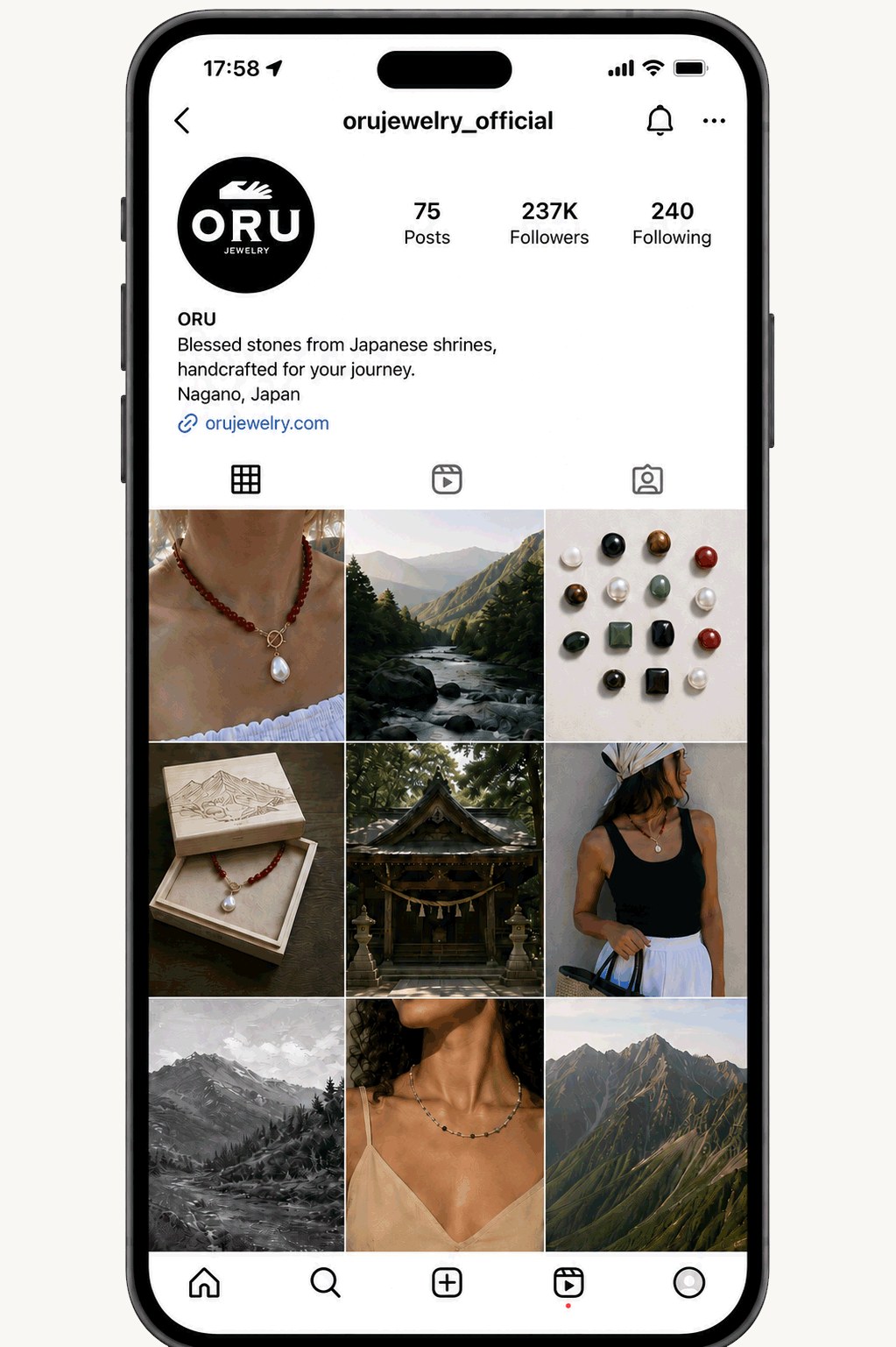 ORU JEWELRY ブランドイメージ